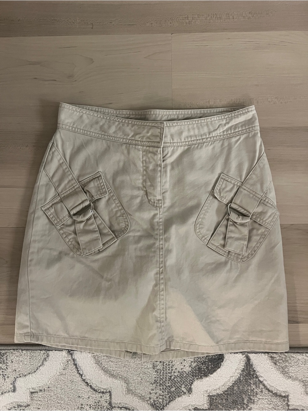 Vintage Nevada Beige Utility Pocket Skort